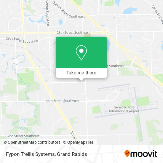Mapa de Fypon Trellis Systems