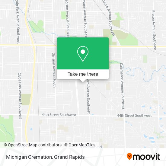 Michigan Cremation map