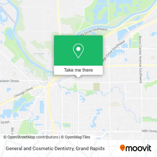 General and Cosmetic Dentistry map