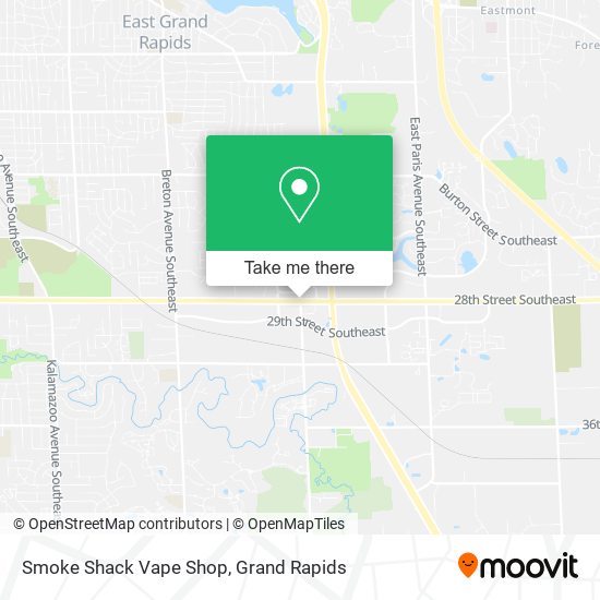 Smoke Shack Vape Shop map