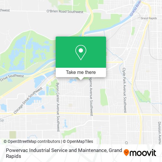 Powervac Industrial Service and Maintenance map