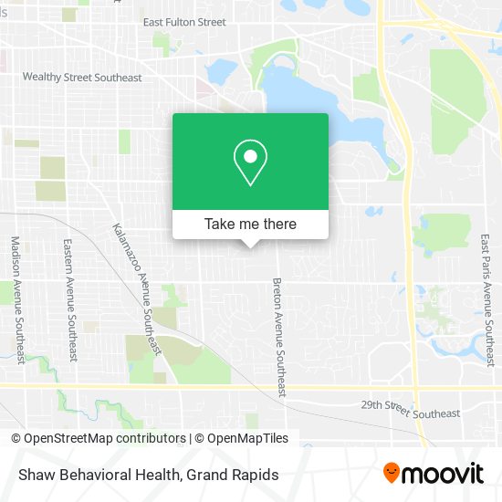 Shaw Behavioral Health map