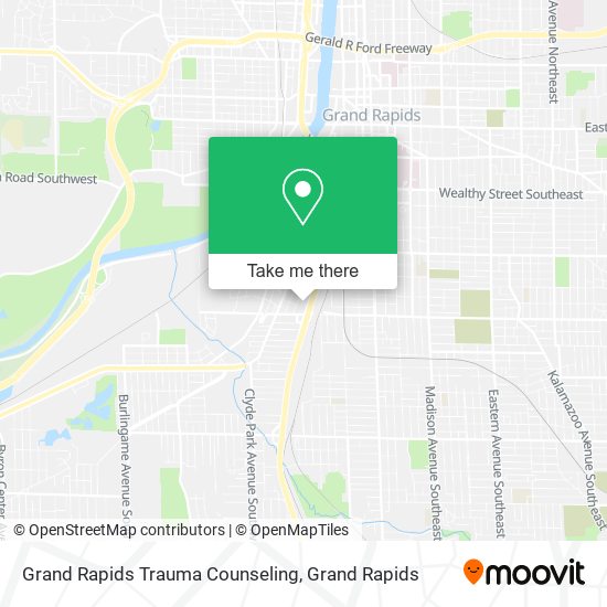 Grand Rapids Trauma Counseling map