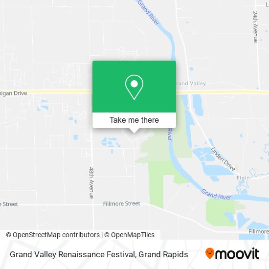 Grand Valley Renaissance Festival map