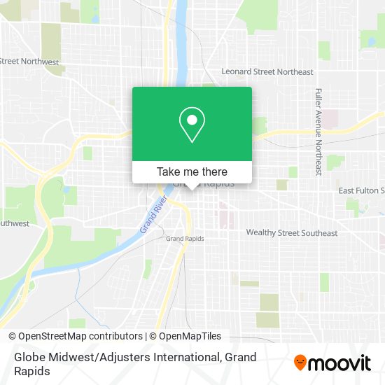 Globe Midwest / Adjusters International map