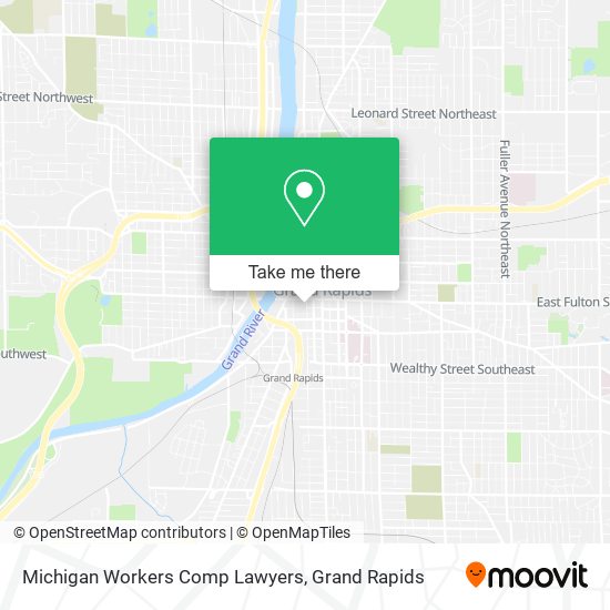 Michigan Workers Comp Lawyers map