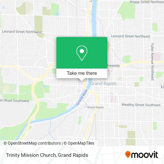 Trinity Mission Church map