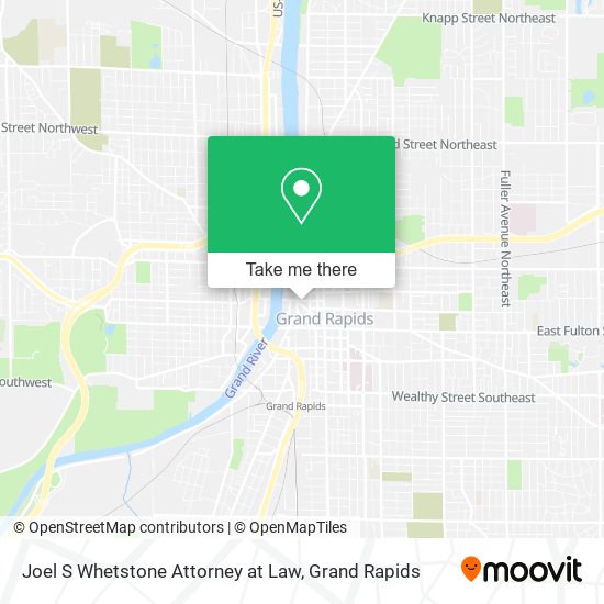 Joel S Whetstone Attorney at Law map