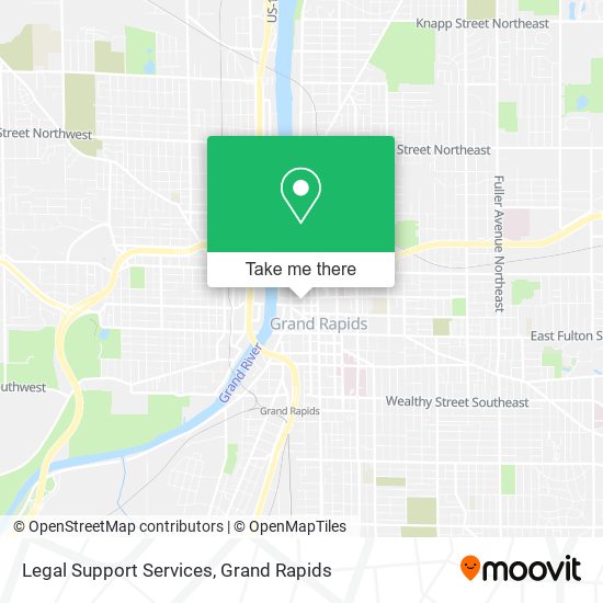 Legal Support Services map