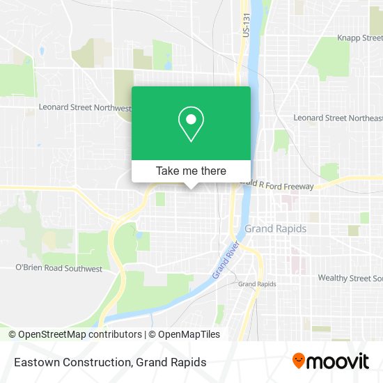 Eastown Construction map