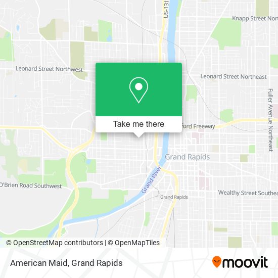 Mapa de American Maid