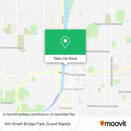 6th Street Bridge Park map