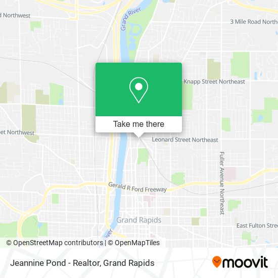 Jeannine Pond - Realtor map