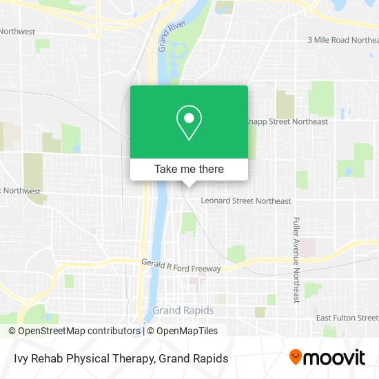 Ivy Rehab Physical Therapy map