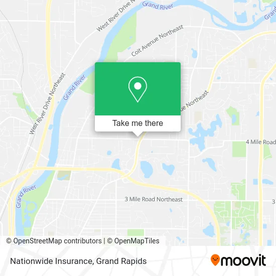 Nationwide Insurance map