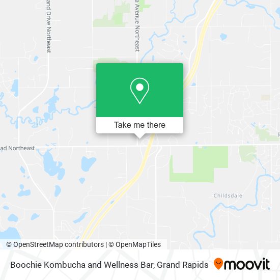 Boochie Kombucha and Wellness Bar map