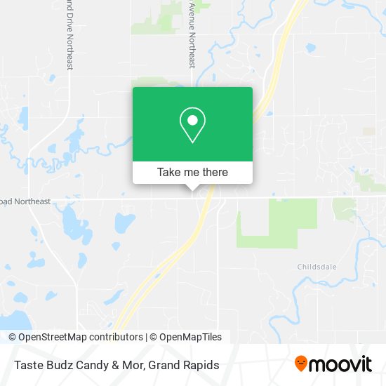 Mapa de Taste Budz Candy & Mor