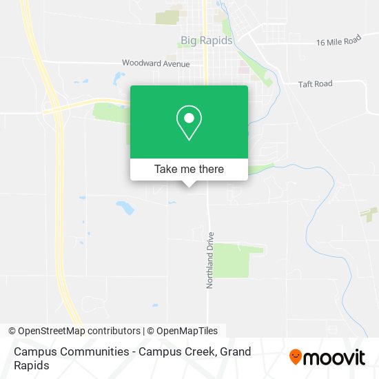 Mapa de Campus Communities - Campus Creek