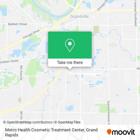 Metro Health Cosmetic Treatment Center map