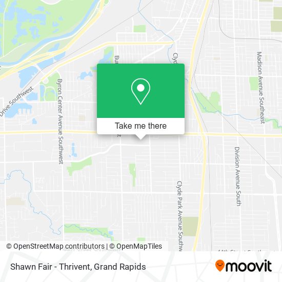 Shawn Fair - Thrivent map