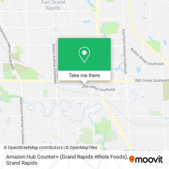 Amazon Hub Counter+ (Grand Rapids-Whole Foods) map