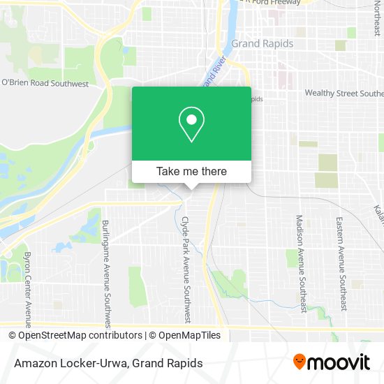 Amazon Locker-Urwa map