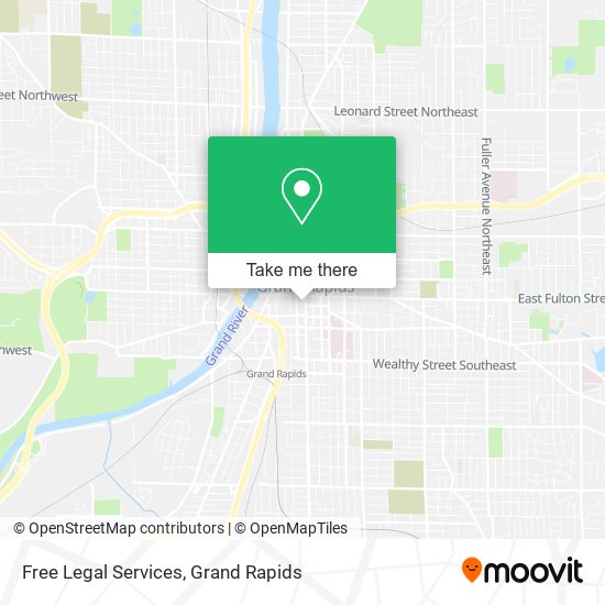 Free Legal Services map