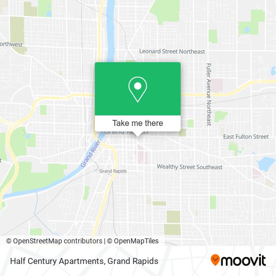 Mapa de Half Century Apartments