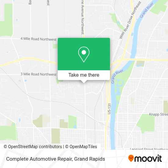 Complete Automotive Repair map