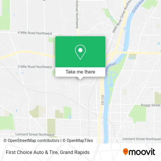 First Choice Auto & Tire map