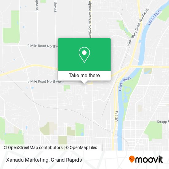 Xanadu Marketing map