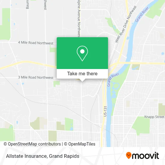 Allstate Insurance map
