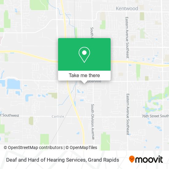 Mapa de Deaf and Hard of Hearing Services
