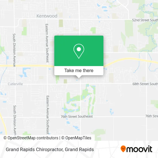 Grand Rapids Chiropractor map