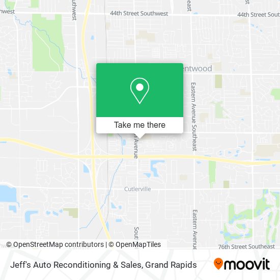 Jeff's Auto Reconditioning & Sales map
