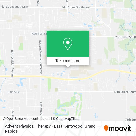 Advent Physical Therapy - East Kentwood map