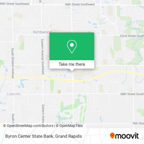 Byron Center State Bank map