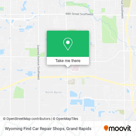 Wyoming Find Car Repair Shops map
