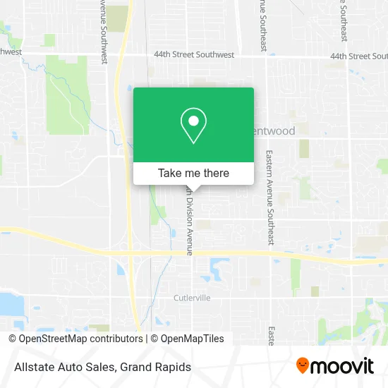 Allstate Auto Sales map