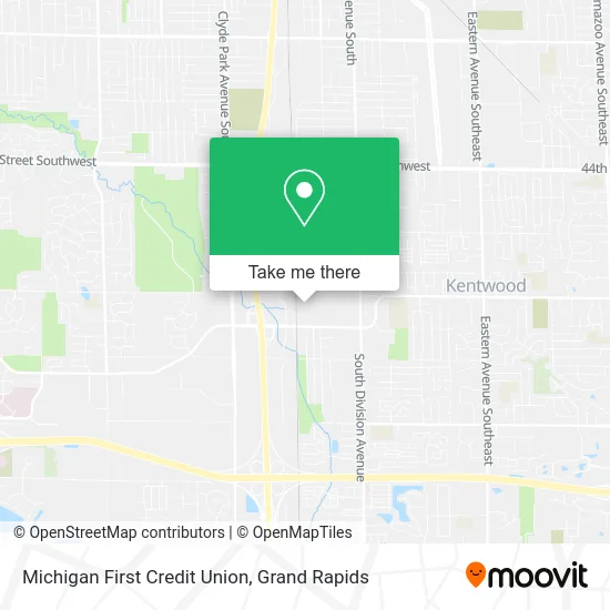 Michigan First Credit Union map