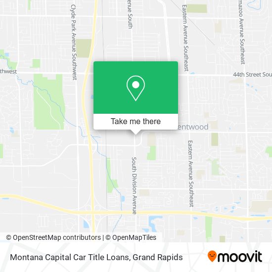Mapa de Montana Capital Car Title Loans