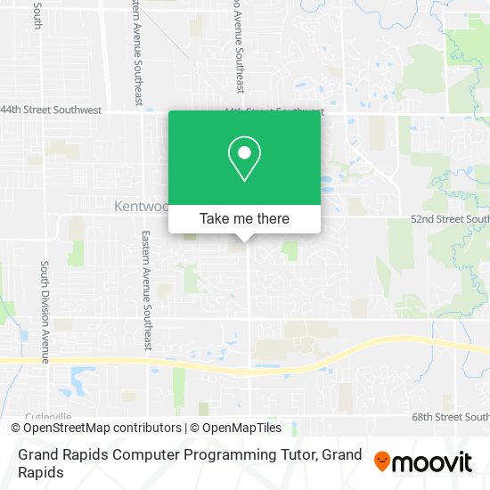Grand Rapids Computer Programming Tutor map