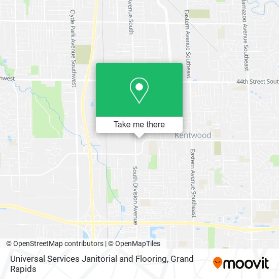 Universal Services Janitorial and Flooring map