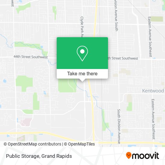 Public Storage map