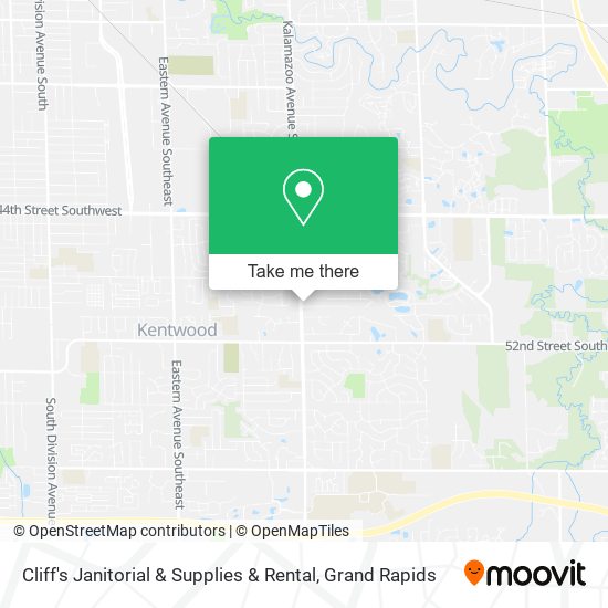 Mapa de Cliff's Janitorial & Supplies & Rental