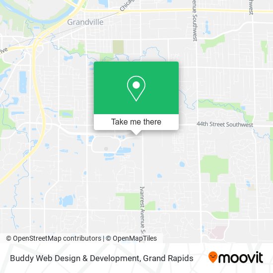 Buddy Web Design & Development map