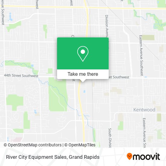 River City Equipment Sales map