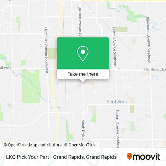 LKQ Pick Your Part - Grand Rapids map