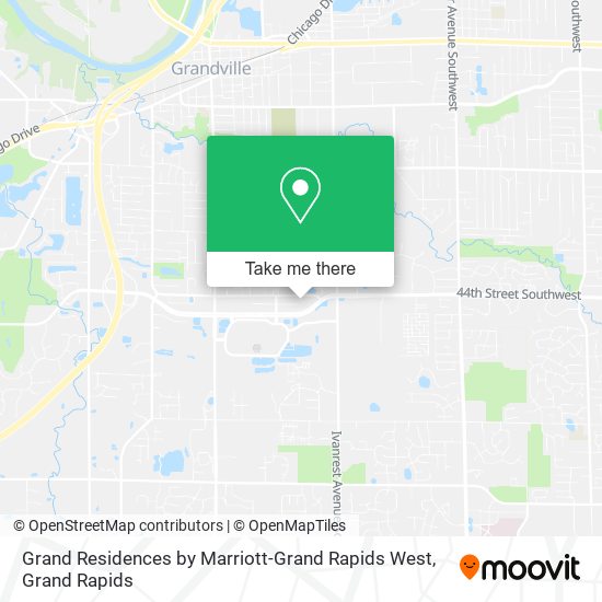 Grand Residences by Marriott-Grand Rapids West map