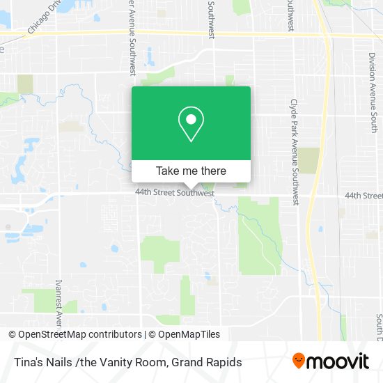 Mapa de Tina's Nails /the Vanity Room